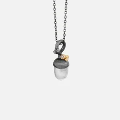 Ole Lynggaard Pendants-Acorn pendant small