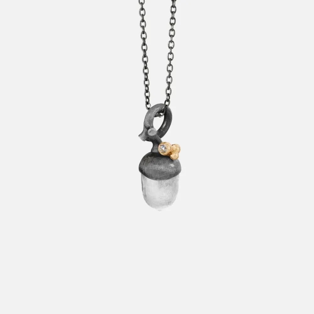 Ole Lynggaard Pendants-Acorn pendant small