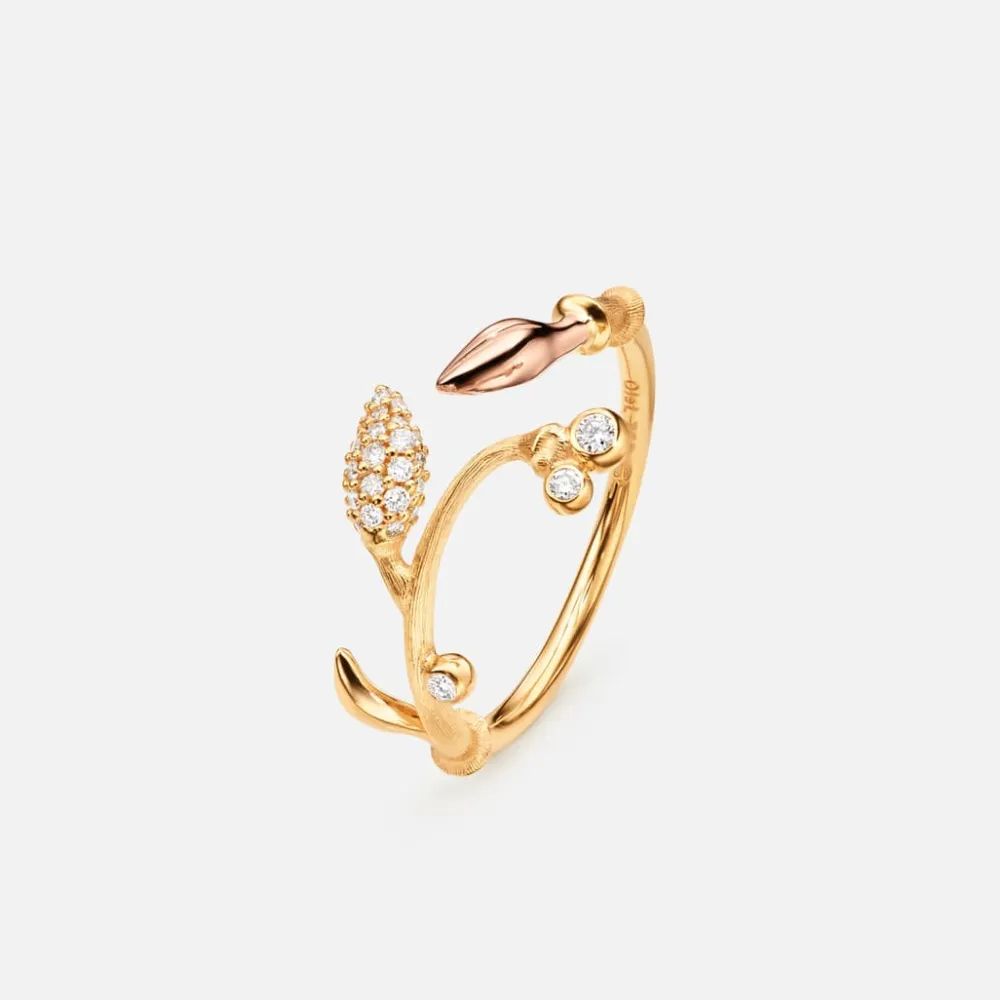 Ole Lynggaard Rings-Blooming ring pavé