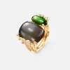 Ole Lynggaard Rings-Boho Ring double pavé