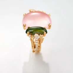 Ole Lynggaard Rings-BoHo ring double pavé
