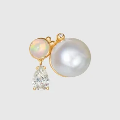 Ole Lynggaard Earring Singles-BoHo stud earrings large
