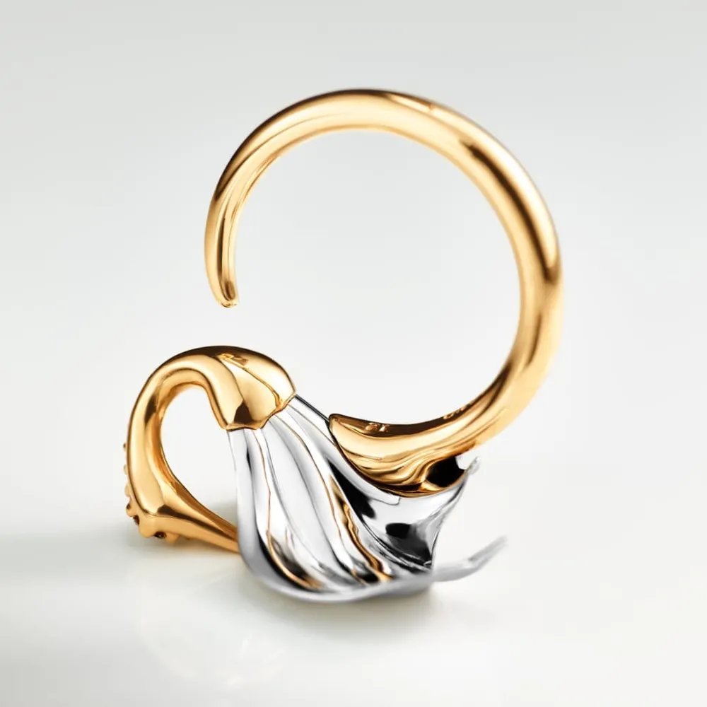 Ole Lynggaard Rings-Cranes ring small