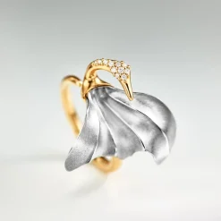 Ole Lynggaard Rings-Cranes ring small