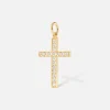 Ole Lynggaard Pendants-Cross pendant pavé