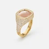 Ole Lynggaard Rings | High Jewellery-Cushion ring pavé