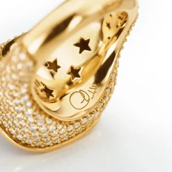 Ole Lynggaard Rings-Cushion ring pavé