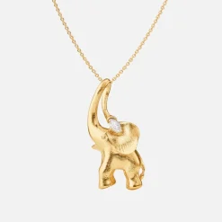 Ole Lynggaard Necklaces | Sets-Elephant pendant large with collier