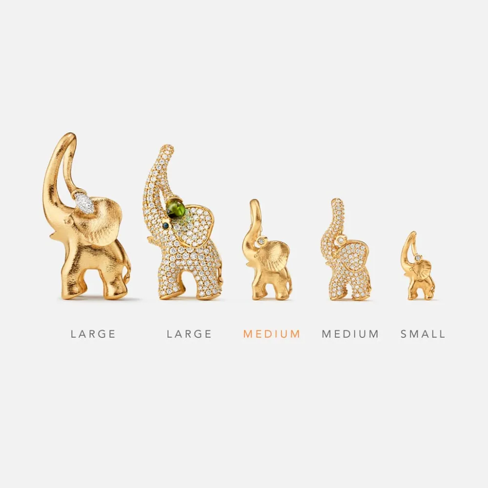 Ole Lynggaard Pendants | Most Popular-Elephant pendant medium
