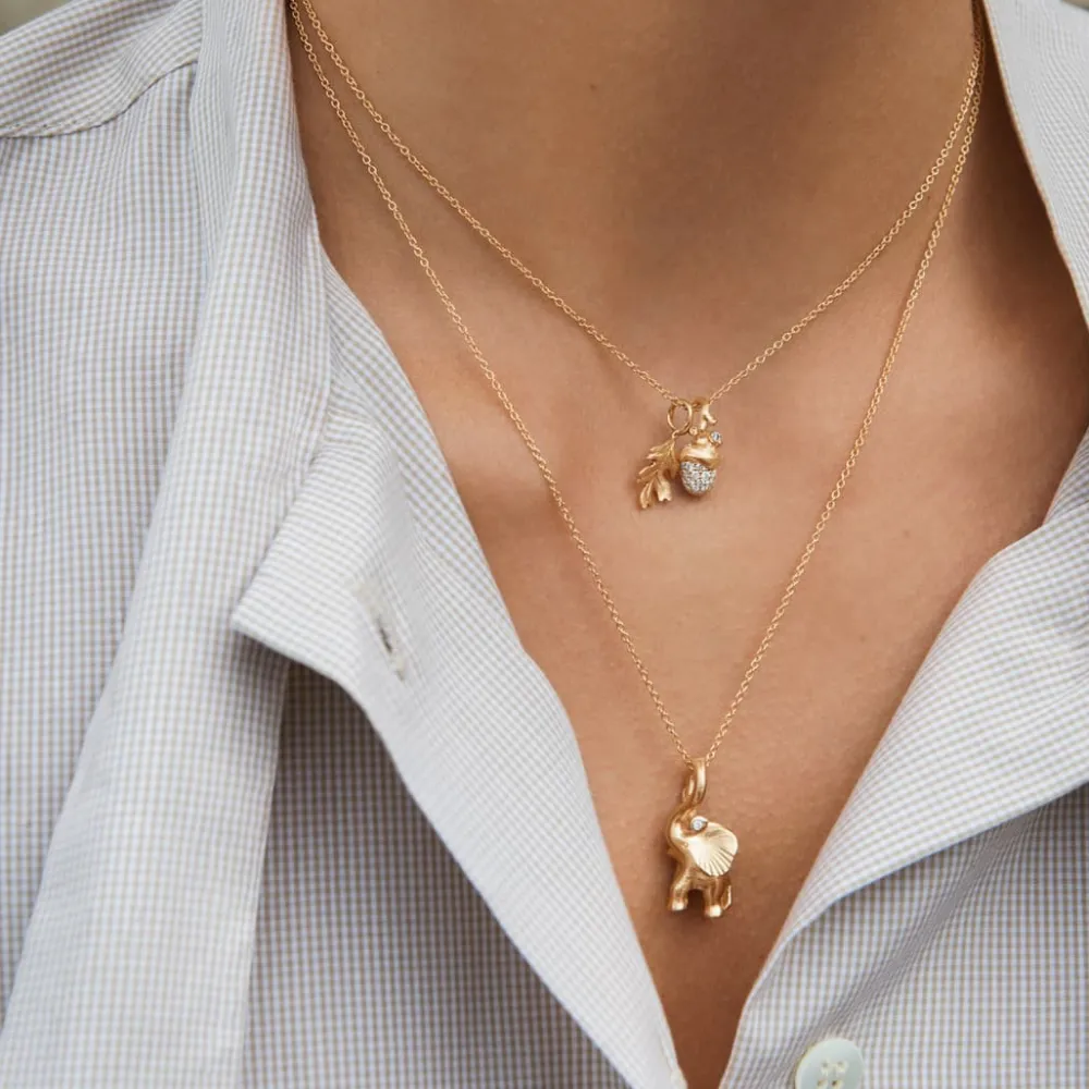Ole Lynggaard Pendants | Most Popular-Elephant pendant medium