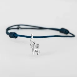 Ole Lynggaard Bracelets | Charms-Elephant string bracelet