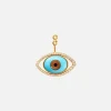 Ole Lynggaard Earring Pendants And Drops-Evil Eye earring pendant