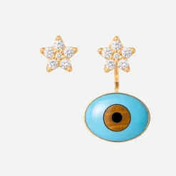 Ole Lynggaard Earring Pendants And Drops-Evil Eye earring pendant