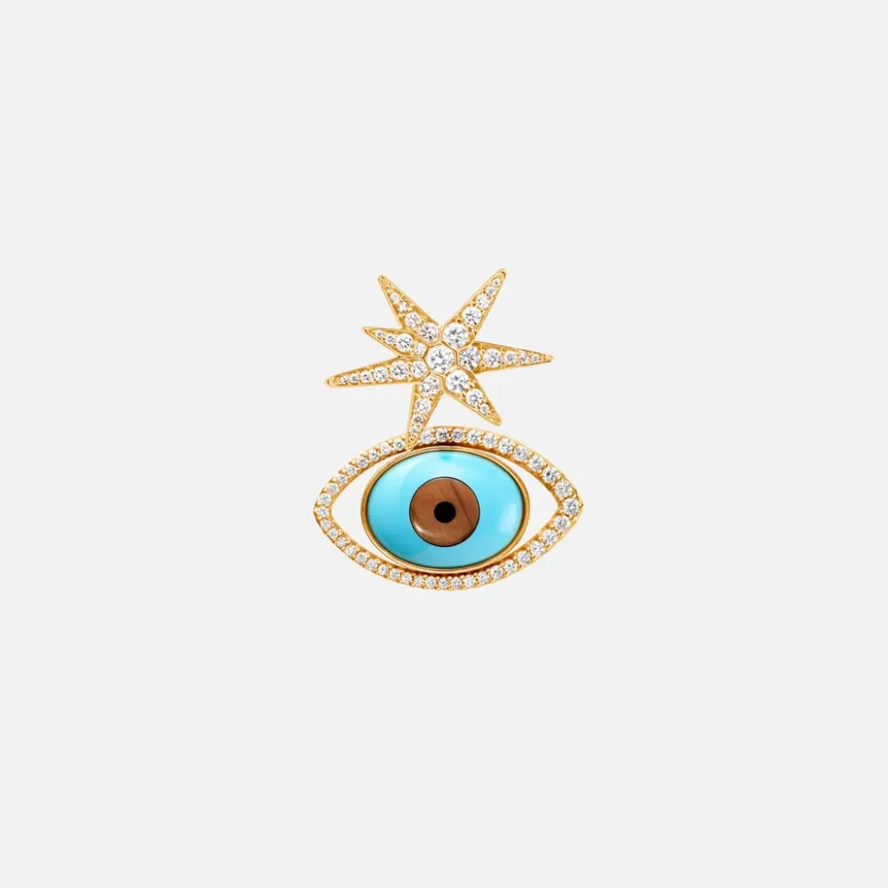 Ole Lynggaard Earring Pendants And Drops-Evil Eye earring pendant