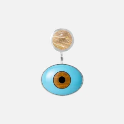 Ole Lynggaard Earring Pendants And Drops-Evil Eye earring pendant