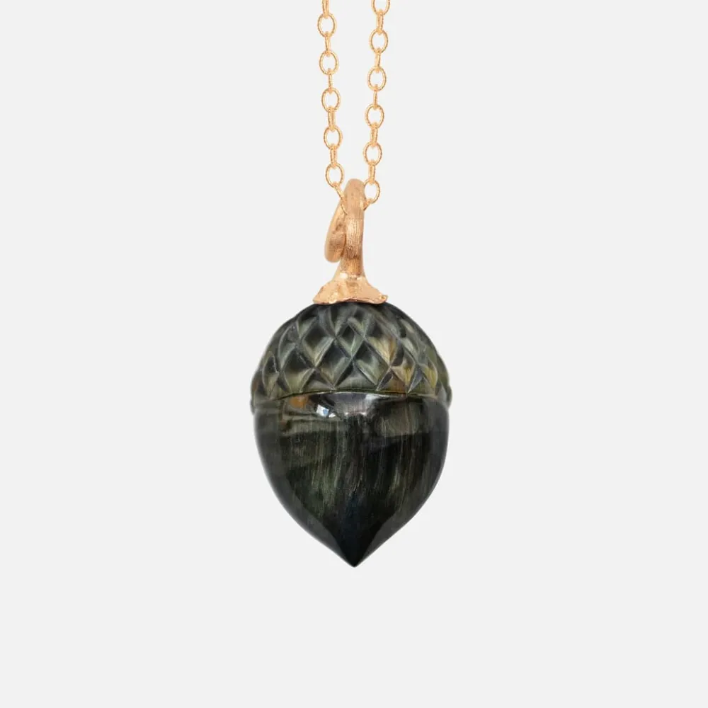 Ole Lynggaard Pendants-Forest Acorn Pendant
