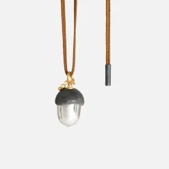 Ole Lynggaard Pendants-Forest Acorn pendant large