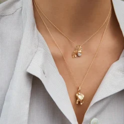 Ole Lynggaard Pendants | Most Popular-Forest Acorn pendant small pavé