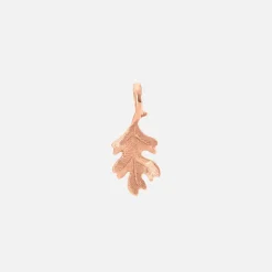 Ole Lynggaard Pendants-Forest Oak leaf pendant small
