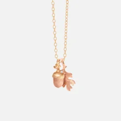 Ole Lynggaard Pendants-Forest Oak leaf pendant small