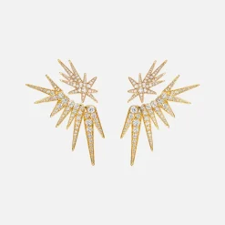 Ole Lynggaard Earring Pairs-Funky Shooting Stars stud Earrings