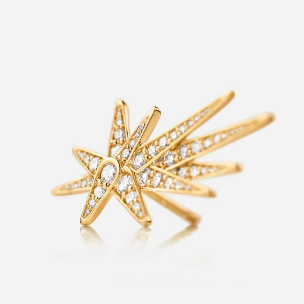Ole Lynggaard Earring Singles-Funky Shooting Stars stud Earring