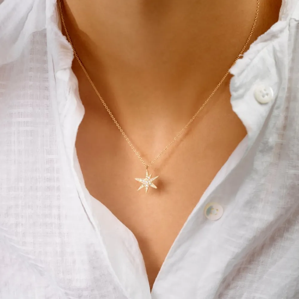 Ole Lynggaard Necklaces-Funky Stars collier
