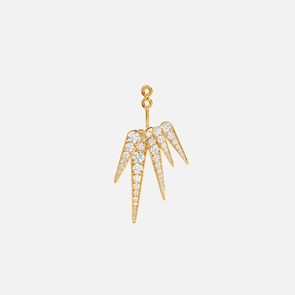 Ole Lynggaard Earring Pendants And Drops-Funky Stars 5-pointed earring pendant