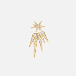Ole Lynggaard Earring Pendants And Drops-Funky Stars 5-pointed earring pendant