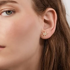Ole Lynggaard Earring Singles-Funky Stars stud Earring medium