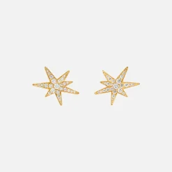 Ole Lynggaard Earring Pairs-Funky Stars stud earrings small