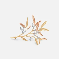 Ole Lynggaard Brooches | High Jewellery-Leaves Brooch Large