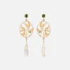 Ole Lynggaard Earring Pairs | High Jewellery-Leaves Dream catcher earrings