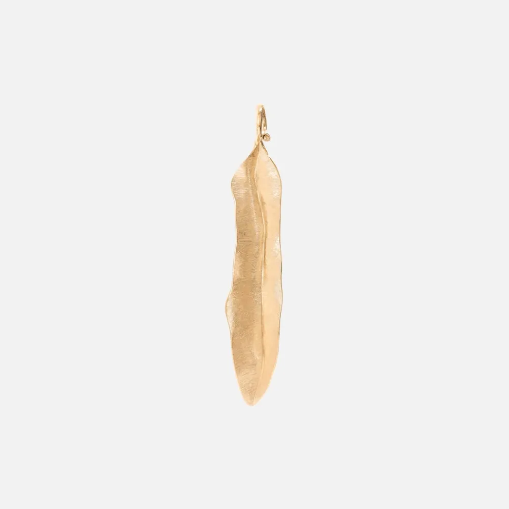 Ole Lynggaard Pendants-Leaves pendant large