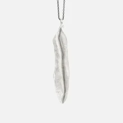 Ole Lynggaard Pendants-Leaves pendant large