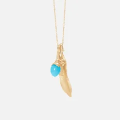Ole Lynggaard Pendants | Most Popular-Leaves pendant medium