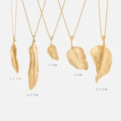 Ole Lynggaard Pendants | Most Popular-Leaves pendant medium