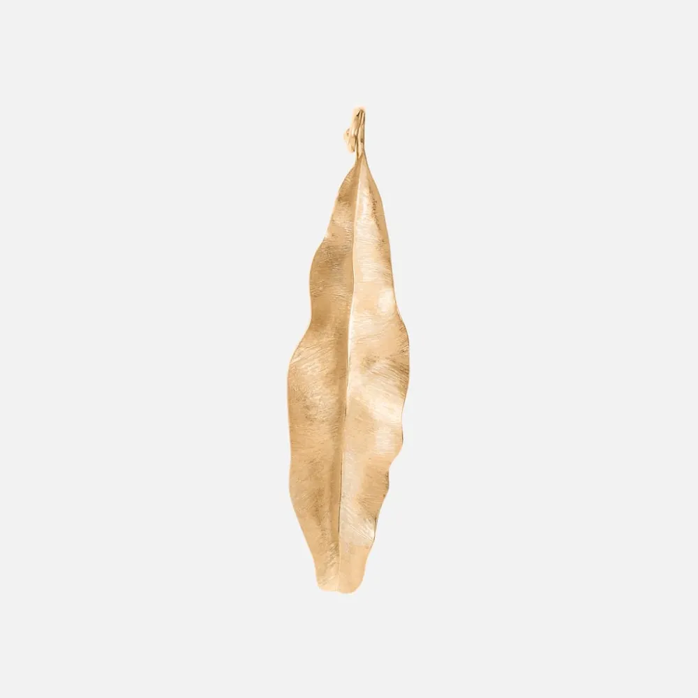 Ole Lynggaard Pendants-Leaves pendant tall