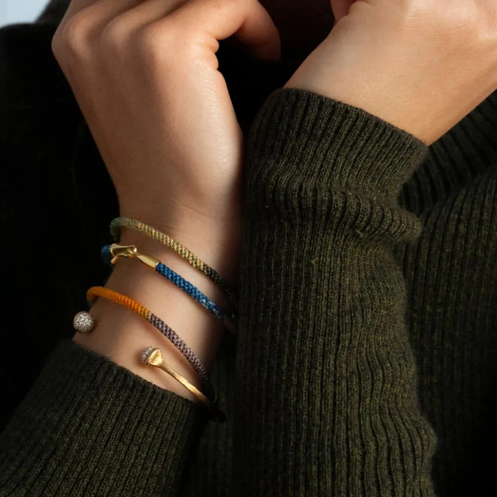 Ole Lynggaard Bracelets | Bracelets-LIFE BRACELET BLUE JEANES