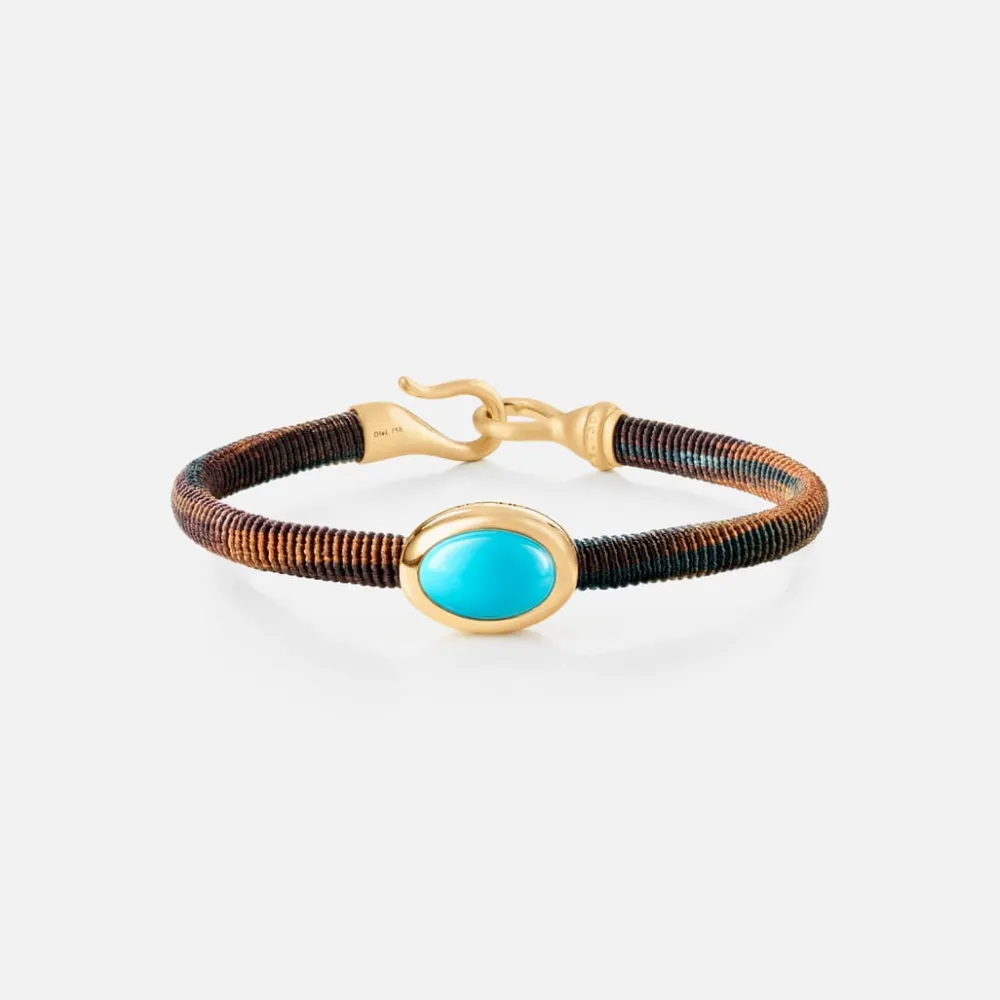Ole Lynggaard Bracelets-LIFE BRACELET MAROON