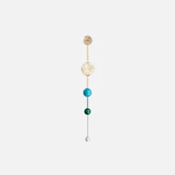 Ole Lynggaard Earring Pendants And Drops-Lotus earring pendant