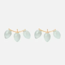 Ole Lynggaard Earring Pendants And Drops-Lotus earring pendants