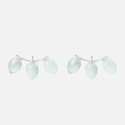 Ole Lynggaard Earring Pendants And Drops-Lotus earring pendants