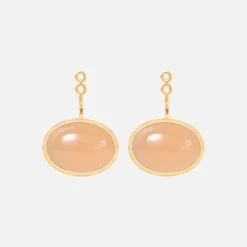 Ole Lynggaard Earring Pendants And Drops-Lotus earring pendants large