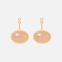 Ole Lynggaard Earring Pendants And Drops-Lotus earring pendants small
