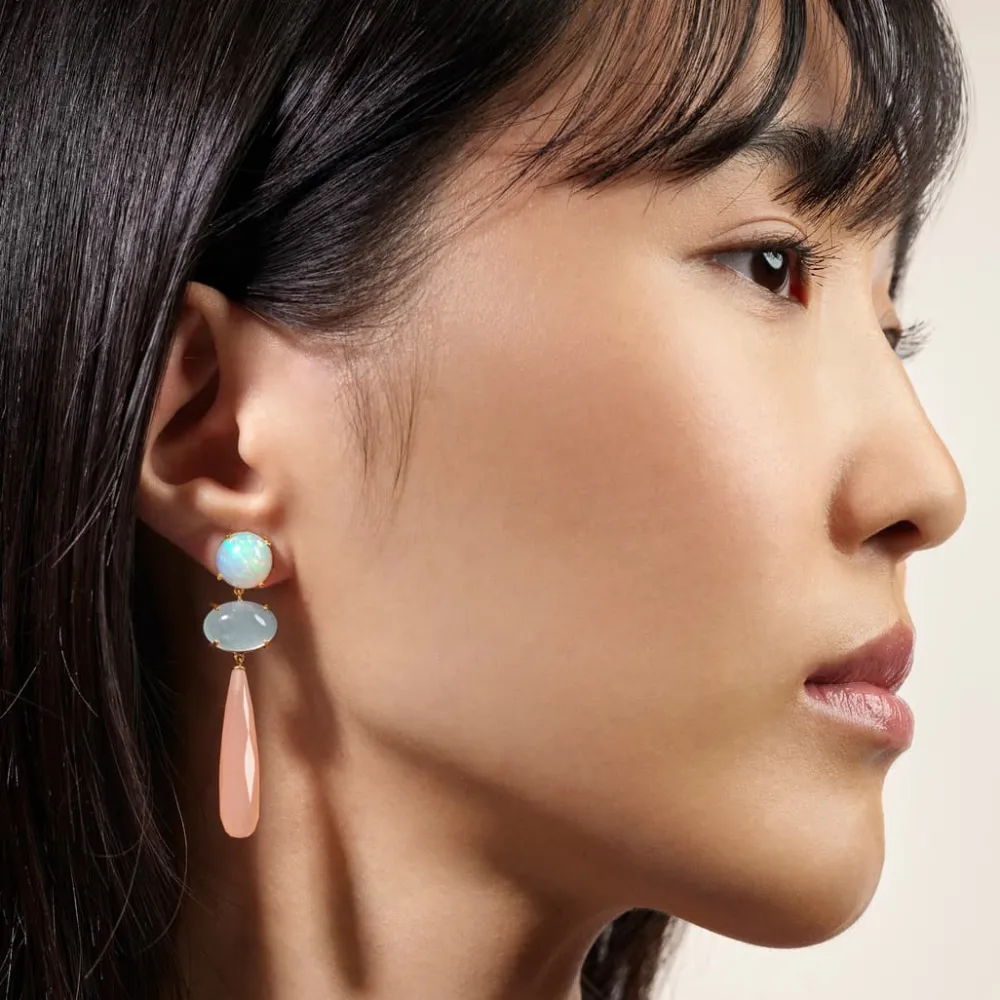 Ole Lynggaard Earring Pairs-Lotus earrings