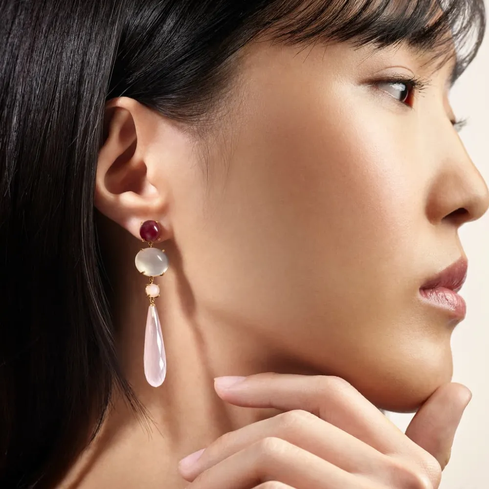 Ole Lynggaard Earring Pairs-Lotus earrings
