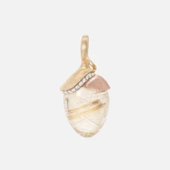 Ole Lynggaard Pendants-Lotus pendant large