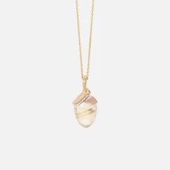 Ole Lynggaard Pendants-Lotus pendant large