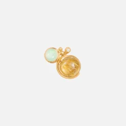 Ole Lynggaard Earring Singles-Lotus Stud Earring